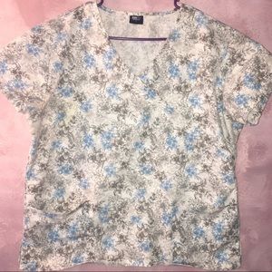 Flower Scrub Top - MedGear